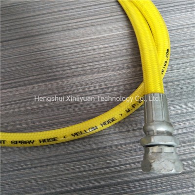 Thermoplastic Polyurethane Pipes Washing Hose Heat Resistant Flexible Hydraulic Rubber Hose with Fitting